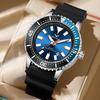 ONOLA Business Casual Bestseller Herren Wasserdichte Quarz-Armbanduhr mit Kautschukarmband