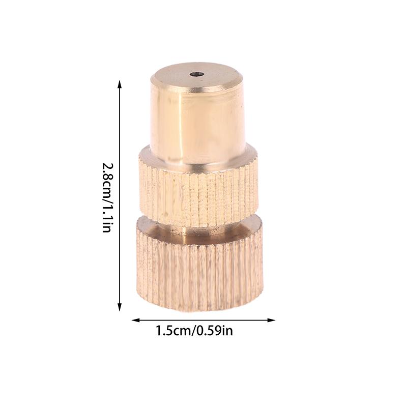 Mini Agricultural Copper Atomizing Nozzle Spraying End For Pressure Electric Sprayer Farming Garden Pesticide Spray Accessories
