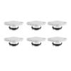 6PCS 22mm Swirl Flap Blanking Plates with Intake Manifold Gasket Seal For BMW M47 M57 E39 E87 E46 E90 E39 E60 X3 6 Cylinder