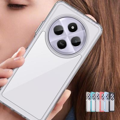 For Xiaomi Poco C75 Case Cover Poco C75 Capas New Shockproof Phone Bumper Back Armor Colour Transparent Clear Fundas Poco C75