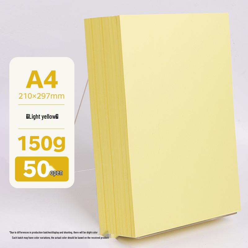 A4 Assorted Color Thickened Origami Paper 80g/120g/150g - Pink, Red, Blue