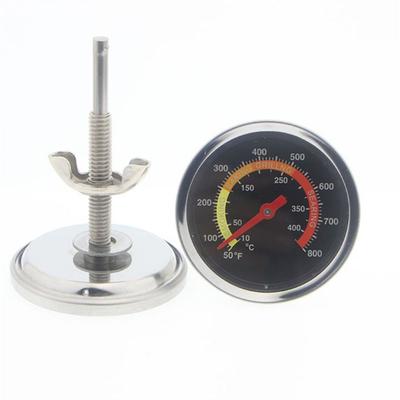 0-400°C Range Instant Read Thermometer Waterproof Replacement BBQ Heat Meter Stainless Steel Durable Grill Thermometer