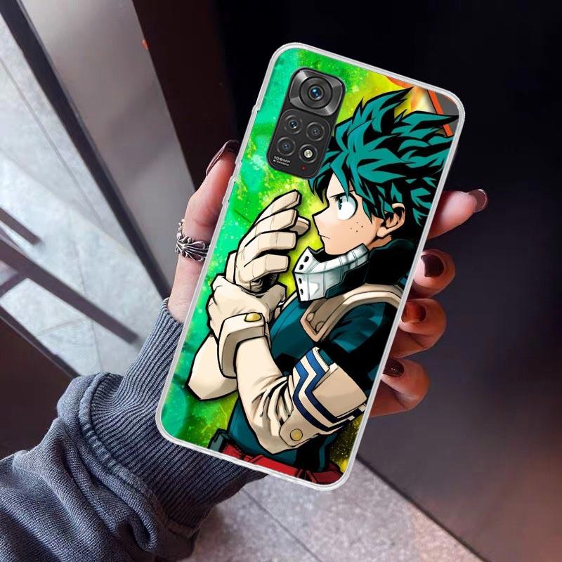 Midoriya Izuku Deku MHA My Hero Phone Case For Xiaomi Redmi Note 10 11 12 13 14 15 Pro Plus 11S 12S 14S 11T 11E 10S Soft TPU Bac