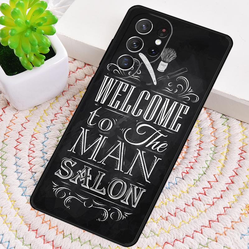Barber Hair Shop Phone Case for Samsung Galaxy Note 10 Pro S26 Ultra S23 S24 FE S25 S21 S22 PLUS Shockproof Cove