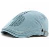Ht4944 Mens Berets Women Vintage Artist Painter Beret Hat Male Female Ivy Flat Cap Spring Autumn Denim Hat Adjustable Beret Cap