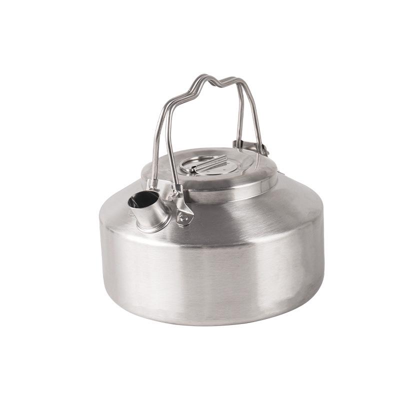 CLS 1L Ultra-Light Outdoor Camping Kettle - 304 Stainless Steel Mini Teapot/Coffee Pot