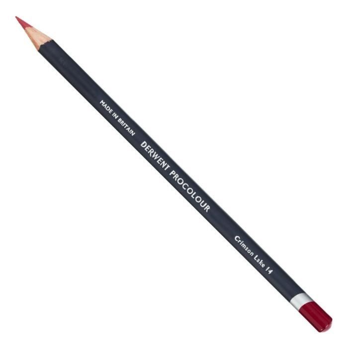 Crayon de couleur - DERWENT - PROCOLOUR - Laque pourpre - Violet - Mixte - 1 pièce