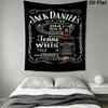 Jack Daniel'S Tennessee Whiskey Timeless Classic Tapestry Wallmounted Fashion Print Background Cloth Atmospheric Background Cloth Home Decor