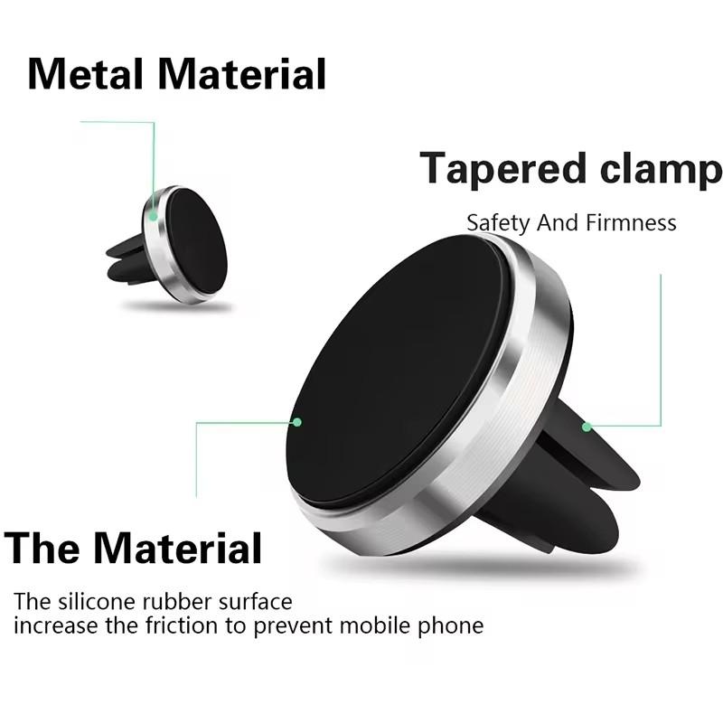 Xiaomi Car Magnetic Holder Universal Air Vent Mount Stand Accessories For iPhone Samsung Xiaomi Magnet Holder Stand In Car Mobile Phone