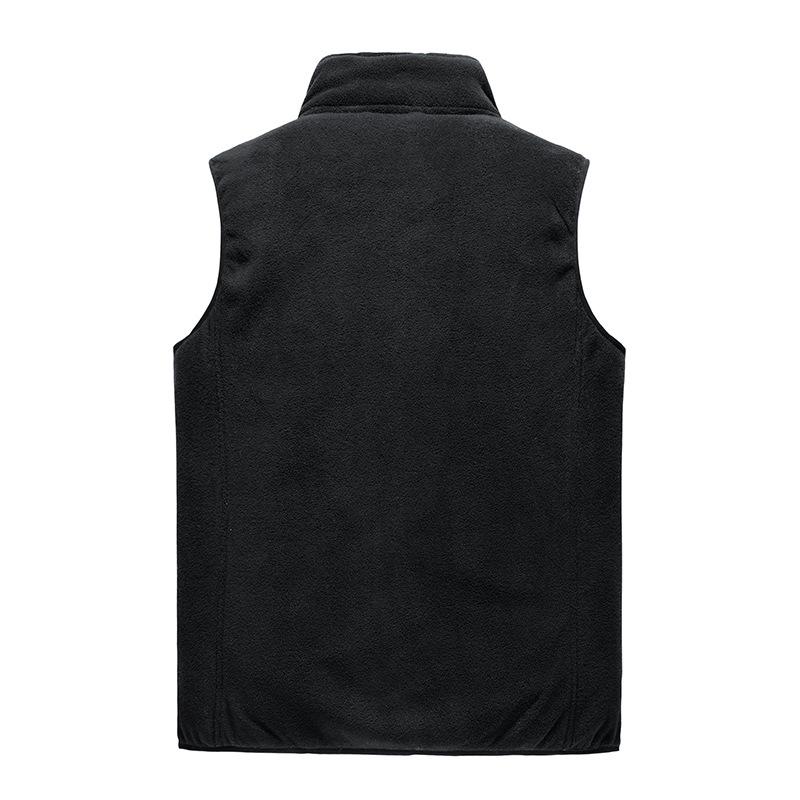 Men's Plus Size Urban Fashion Fleece-Lined Vest