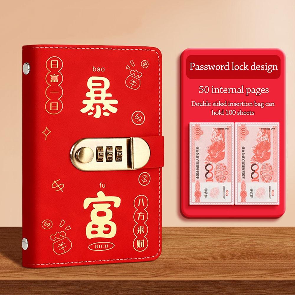 With Password Lock Mini Binder Savings Challenge Savings Challenges Book  Children