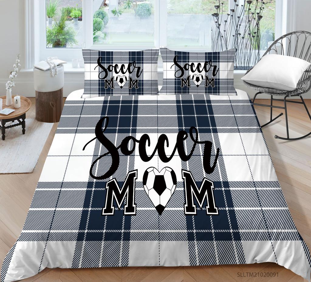 Domácí sada povlečení Sada povlečení na povlečení a povlak na polštář, AU/EU/US domácí dekorace v plné velikosti