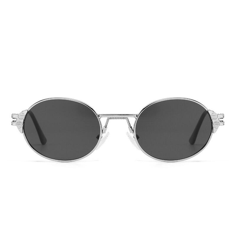 New Round Frame Retro Metal Sunglasses Personalized Unisex Fashion Eyewear For Men And Women