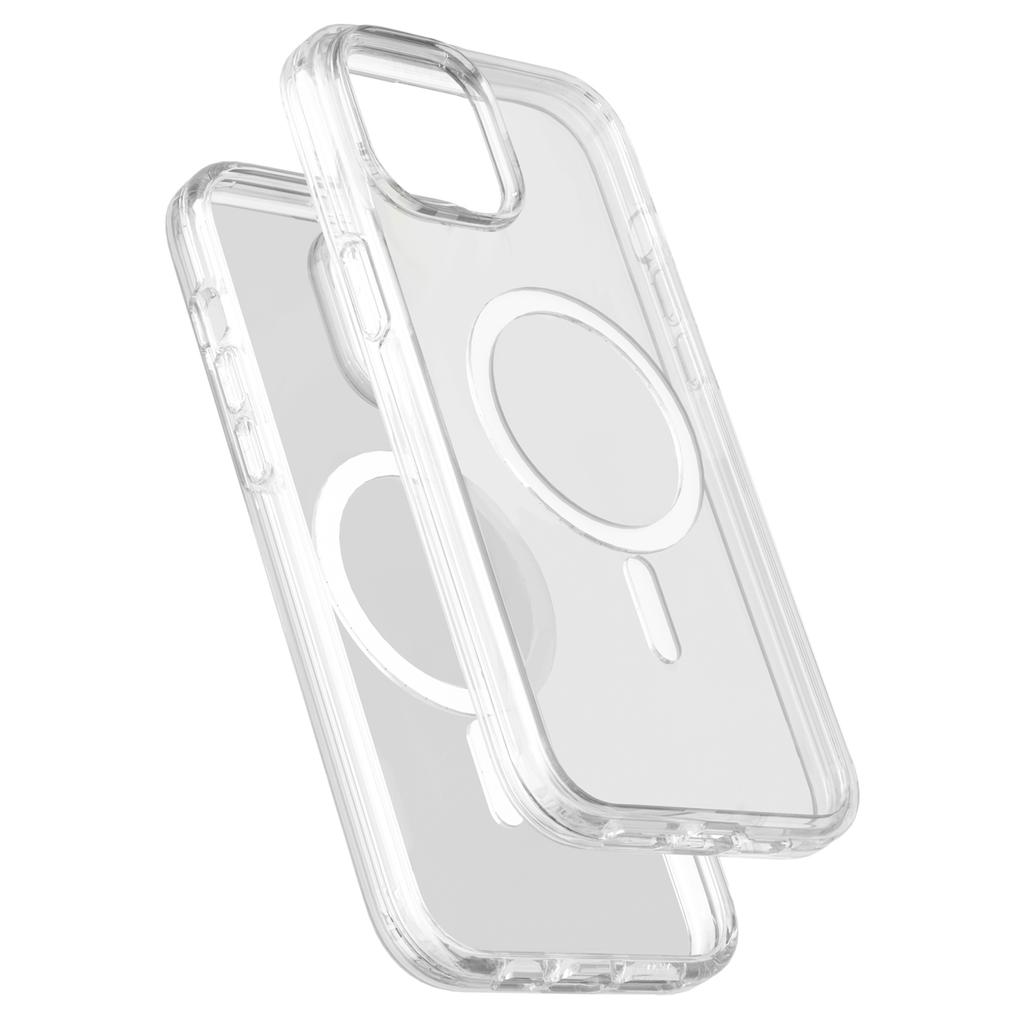 Transparente Handyhülle für iPhone 15, Kratzfeste PC+TPU Kompatibel mit MagSafe Hülle