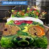 Zombie Party  3pcs K-pop Music Group Bedding set,Ideal for Bedroom, Dormitory,Including Duvet Cover And 2pcs Pillowcases,Fan Gifts