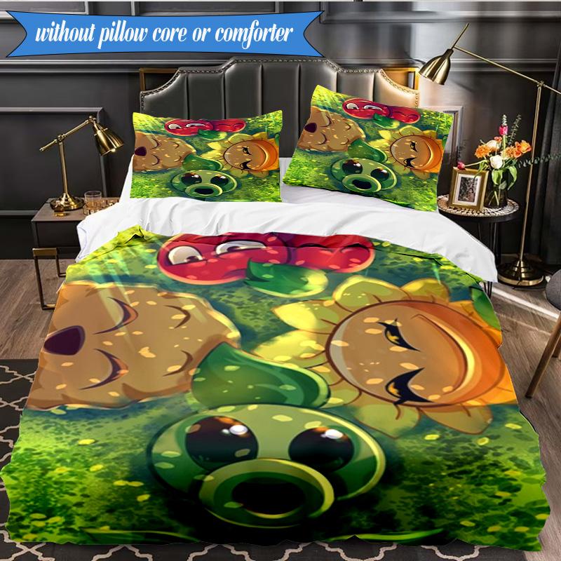 Zombie Party 3pcs K-pop Music Group Bedding set,Ideal for Bedroom, Dormitory,Including Duvet Cover And 2pcs Pillowcases,Fan Gifts