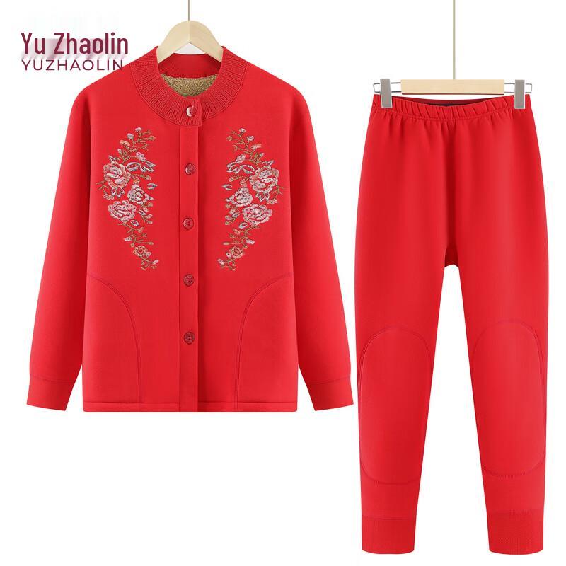 

YUZHAOLIN Женский новый термокомплект с флисовой подкладкой 2025 3XL