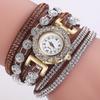 Ladies Watch, Korean Fleece Wrapped Bracelet Watch With Diamonds Wrapped Watch Accessories