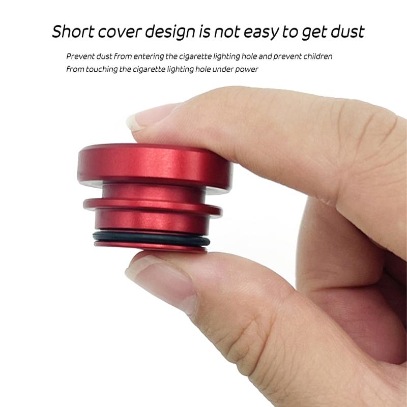 Car Cigarette Lighter Cover  Universal Car Cigarette Lighter Socket Dust Cap