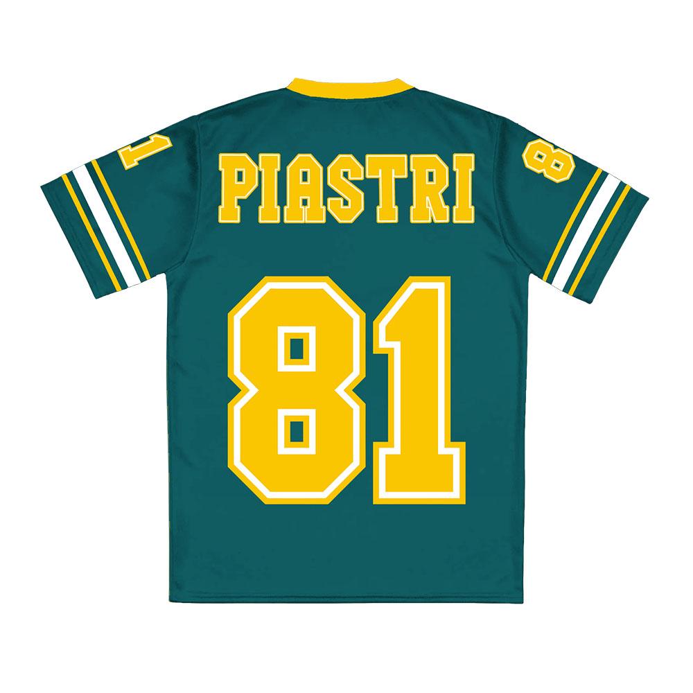 Racing Driver Oscarr Piastri Jersey Number 81 Design 3D Printing Tees V-neck Short Sleeve Male Tshirts Unisex Streetwear Summer