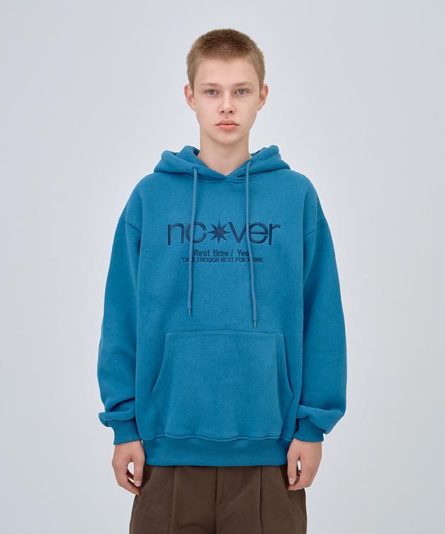 Uncover Point Logo Hoodie Blue L