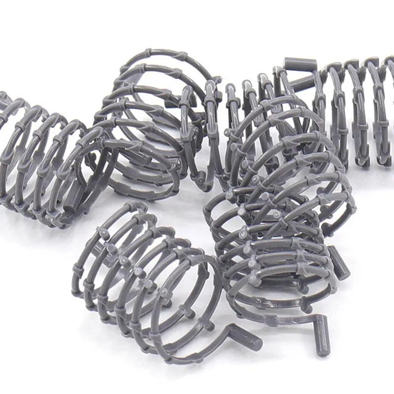 Building blocks Military scene Add-ons Barbed wire barricades Road barriers DO-IT-YOURSELF war parts Fitting lego Blocks