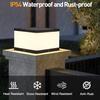 Solar Pillar Light Outdoor 9.84' Dusk to Dawn IP54 Waterproof LED Landscape Light for Patio Garden