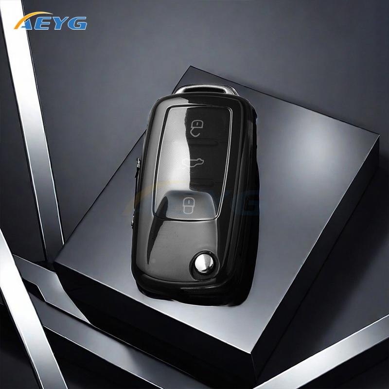 

Tpu Key Cover Case Protection Shell Key Rope For 2 3 Buttons Vw Volkswagen Polo Golf Tiguan Lavida Passat Jetta Skoda Octavia