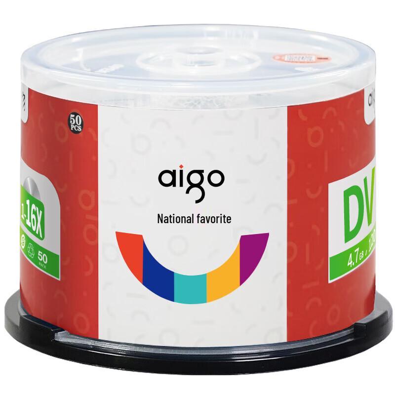 Aigo 16x 4.7GB DVD-R Blank Recordable Discs