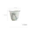 100ml Jade-Schlamm Reine Handbemalte Niedliche Katze Pfirsich Teekanne Teekocher Keramik Teekanne Teep Zeremonie Kung Fu Tee Set