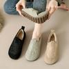 Winter new velvet warm women's shoes lazy casual cotton shoes women are not tired of feet mother