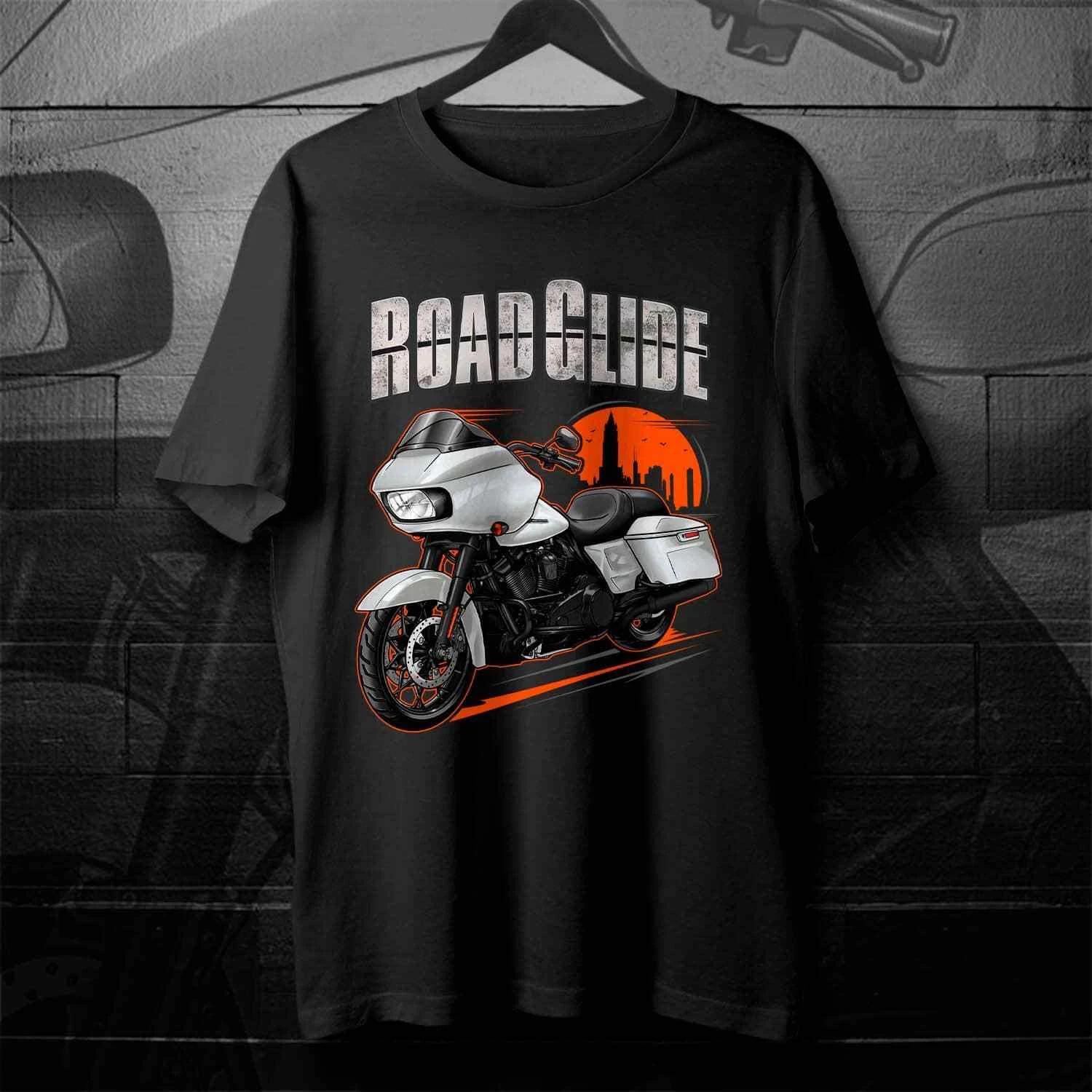 Black men s and women s T-shirt Road Glide Special L