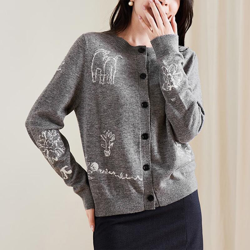 SOFSIL Women's Embroidered Knit Cardigan