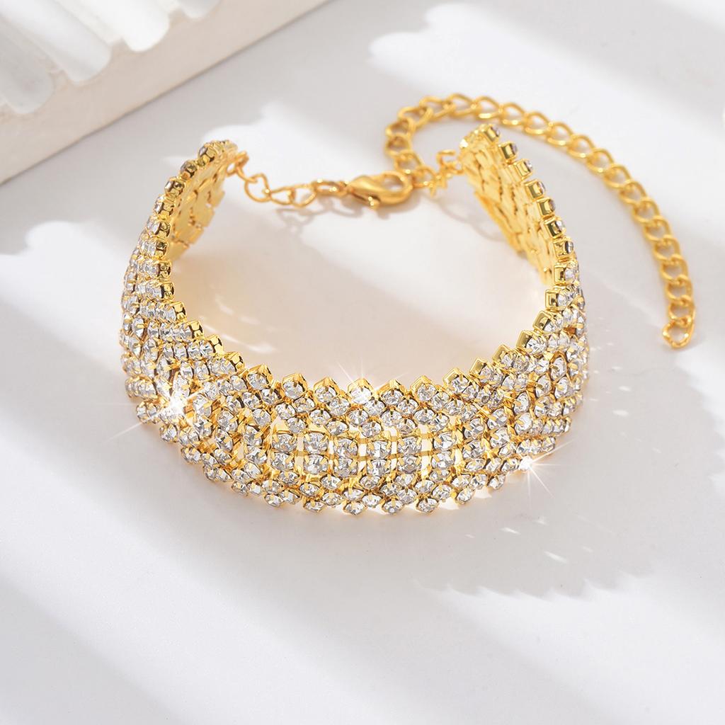 1PC Women's Fashion Style Sparkling Multi Row Zircon Inlaid Foot Chain Outdoor Tourism Beach Banquet Festival Gift