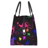 Colorful Paint Splatter Art Thermal Lunch Bag Reusable Waterproof Cooler Insulated Lunch Box Bento Tote for Work Travel Picnic