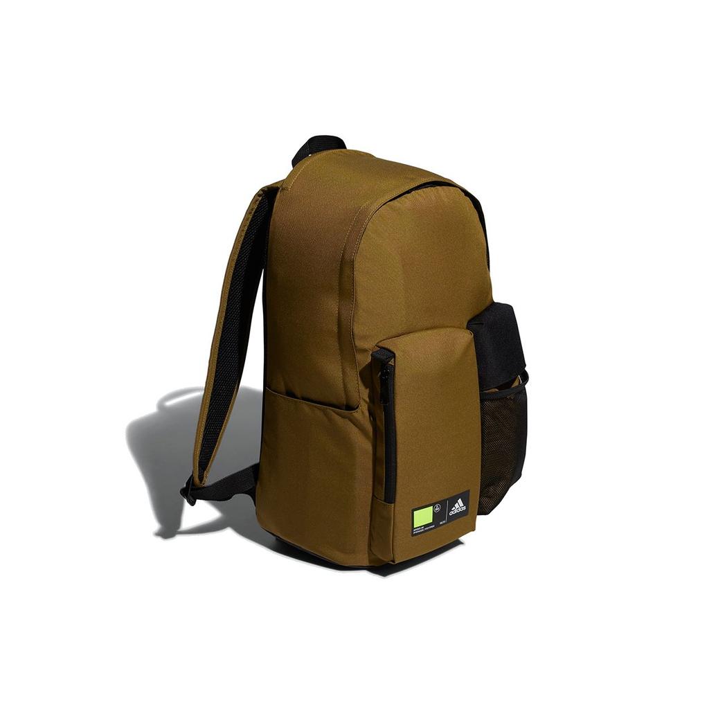 Adidas Cl 3D Pockets Sports Polyester Backpack Unisex Backpack Brown GN9876