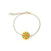 Christmas Candy Earrings Set With Bell Charms Matching Bracelet Women ABS Handmade Festive Jewelry