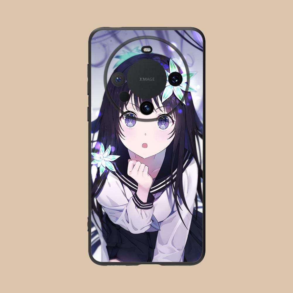 Hyouka Chitanda Matte TPU Mobile Phone Case for Huawei Mate 60 50 40 30 20 10 Pro Plus Lite E 5G Colorful Printing Cover