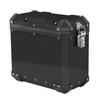Valise latérale aluminium moto - Bagtecs GX38 - 38 L - Noir - Aluminium 2 mm