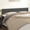 VidaXL Kopfteile Dunkelgrau 200x5x78/88 cm Samt
