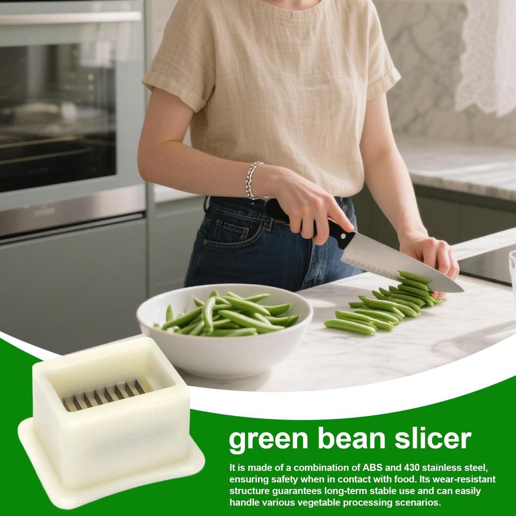 Long Bean Shredder Stringer Multi-functional Vegetable Meal Prep Kitchen gadgets for Indoor Home Picnic Gathering Camping