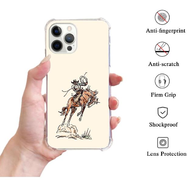 

Чехол для телефона West Cowboy, совместимый с iPhone 15 Pro, винтажный чехол для телефона в стиле вестерн, кантри, ковбойский для iPhone 15 Pro, модный уникальный дизайн, ТПУ бампер Cat and Fish