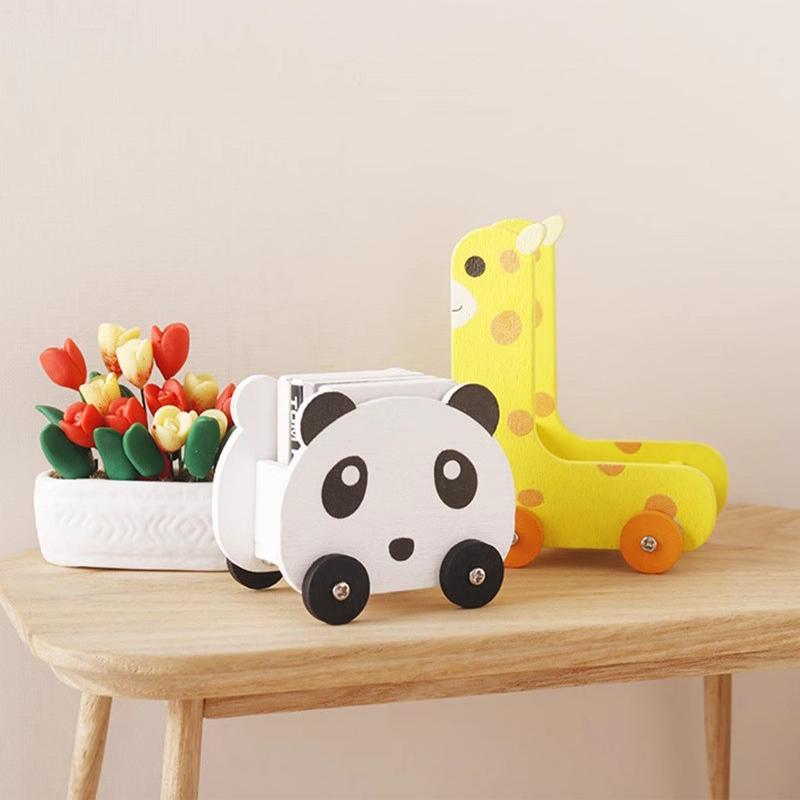 Miniature 12 Min Animal Storage Cart Storage Frame Basket Mini House Decoration Ob11