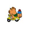 Kapibara Brooch Cute Cartoon Anime Capybara Badge Personalized Backpack Men's and Women's Accessories Decorations Pin Buckle