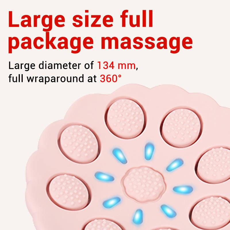 Smart Chest Massager & Enhancer for Breast , Care, and Shapin Red Light Therapy + Heat + Vibration for Firm & Plump Curves
