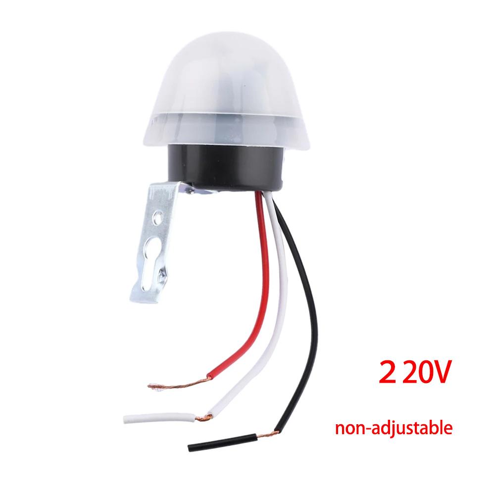AS-20 Automatic On Off Photocell Street Light Switch AC220V/AC110V/DC12V 10A Photo Control Photoswitch Sensor Switch
