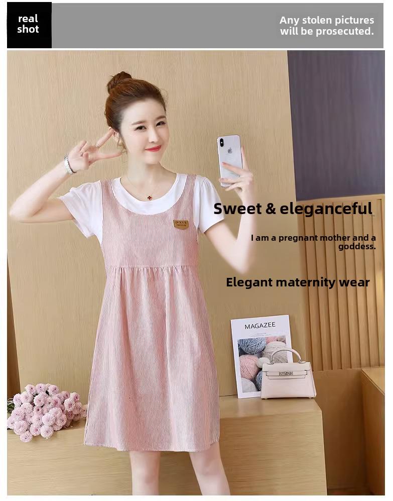 Modische Umstandsmode für Frühling/Sommer: Lockere und schmale Oberteile, Oberbekleidung und Kleider