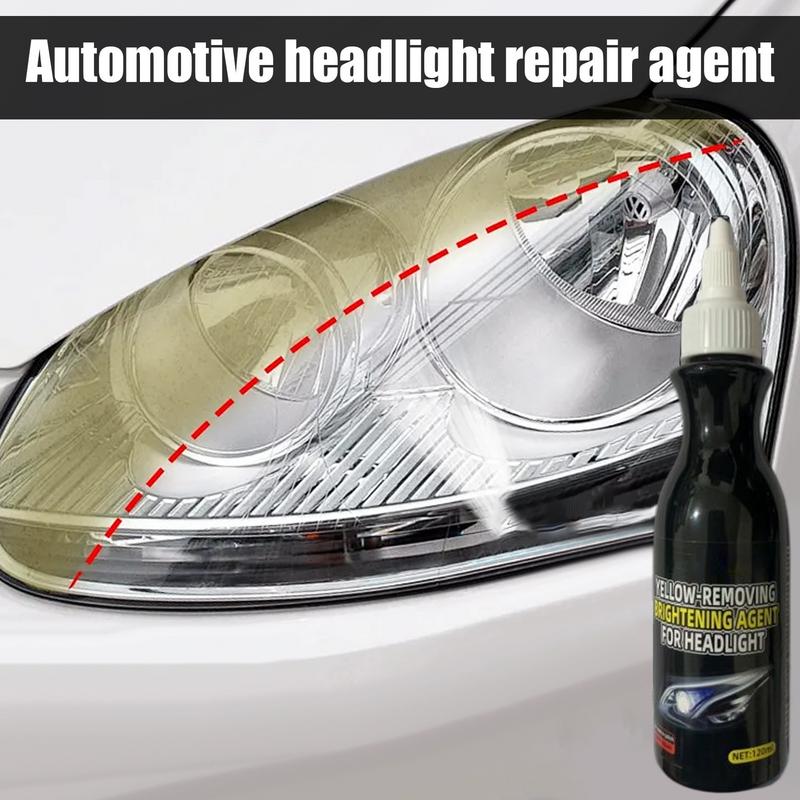 

Car Headlight Restoration Polishing Liquid Headlamp Scratch Remover Repair Cleaning Paste Remove Oxidation Polish Liquid 120ml CHINA