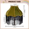 Lampshade, Elegant, Classic, Decorative And Retro, Adorned with Tassels, for Office, Bedside Table,