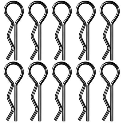 SaveSooo Set of Black Scale RC Car Body Shell Snap Pins for and Body Shell Replacement Parts 10-Piece 1/8 Pins, Cars, Trucks, Buggies,